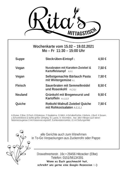 Ritas Mittagstisch